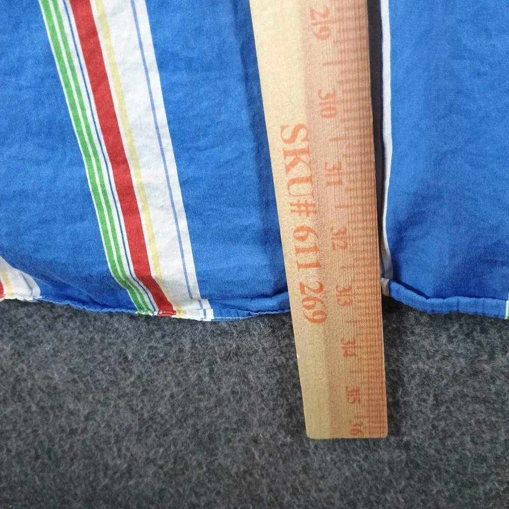 Ralph Lauren Button Up Shirt Mens XLT‎ Rainbow Vertical Striped Big and Tall